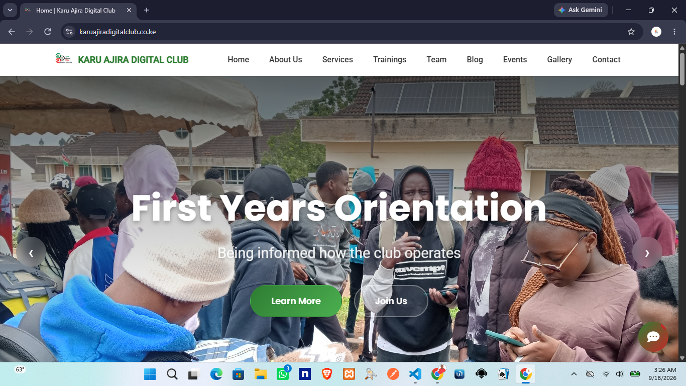 Ajira Website - Ziro Creative Agency Portfolio